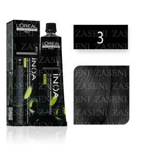 L'ORÉAL TINTE INOA Nº 3 CASTAÑO OSCURO 60ML