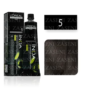 L'ORÉAL TINTE INOA Nº 5 CASTAÑO CLARO 60ML