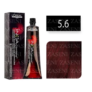 L'ORÉAL TINTE INOA Nº C5.6 CASTAÑO CLARO ROJO 60ML