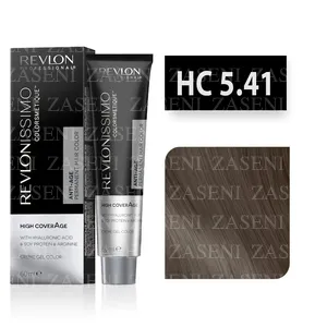 REVLON TINTE REVLONISSIMO HIGH COVERAGE Nº 5.41 CASTAÑO CLARO MARRÓN PROFUNDO 60ML