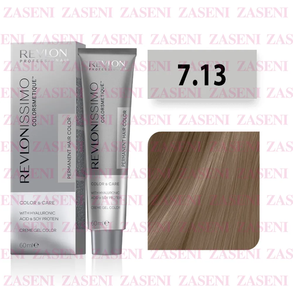 REVLON TINTE REVLONISSIMO COLOR & CARE Nº 7.13 RUBIO BEIGE ESCARCHADO 60ML