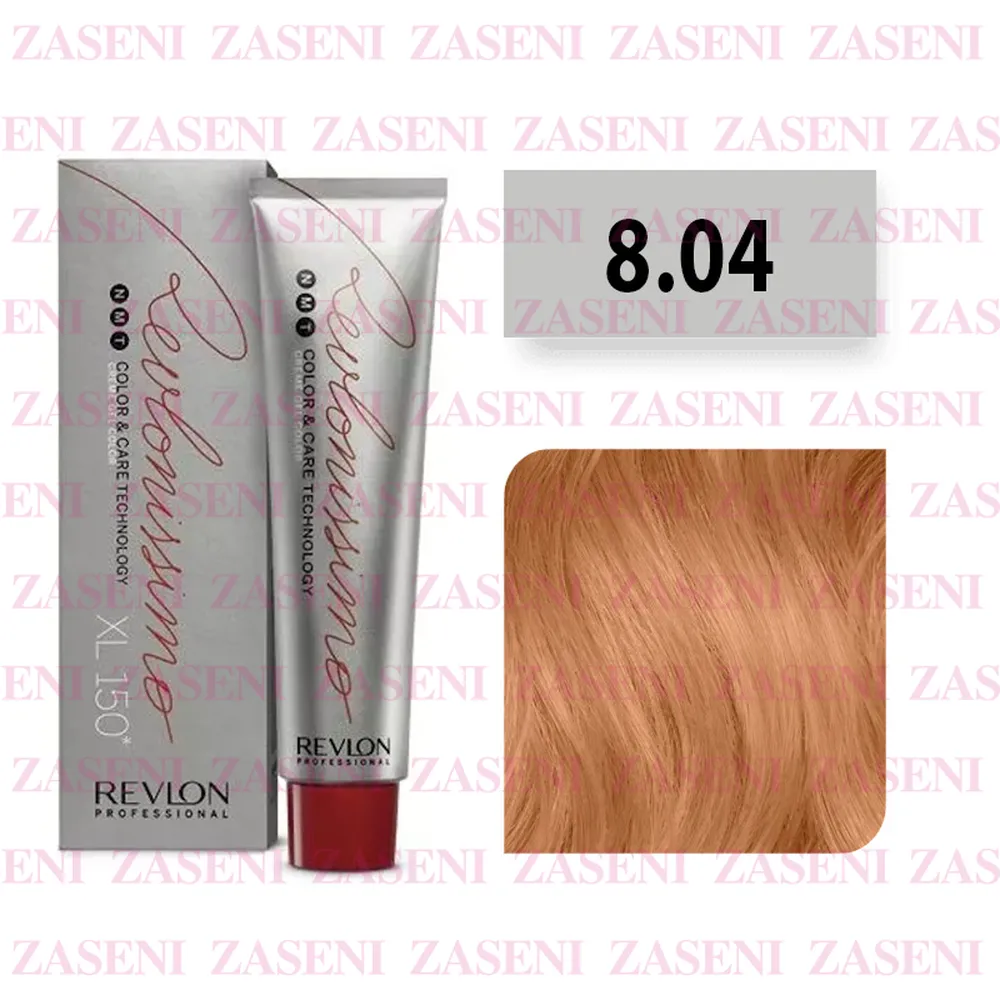 REVLON TINTE REVLONISSIMO COLOR & CARE Nº 8.04 RUBIO CLARO COBRIZO NATURAL 60ML