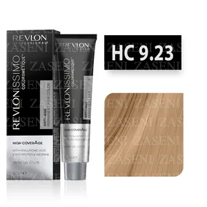 REVLON TINTE REVLONISSIMO HIGH COVERAGE Nº 9.23 RUBIO MUY CLARO NACARADO 60ML