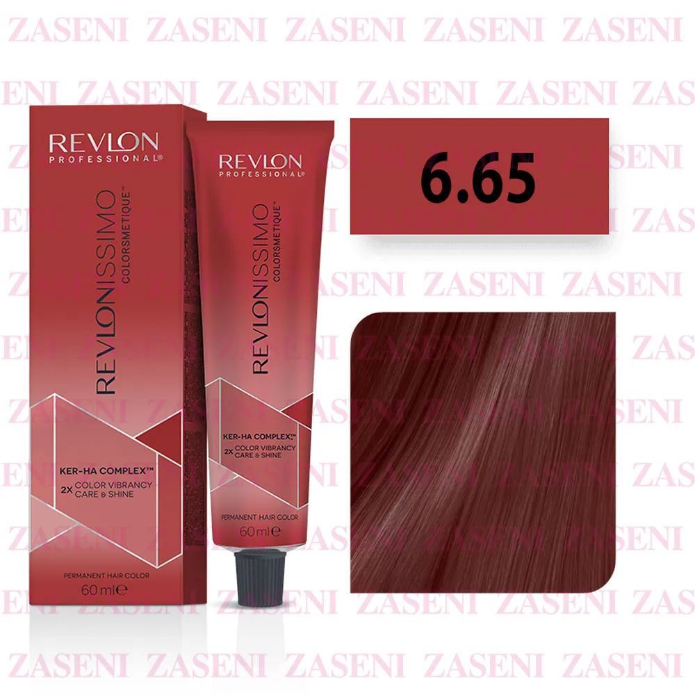 REVLON TINTE REVLONISSIMO COLORSMETIQUE ROJOS 6.65 RUBIO OSCURO ROJO CAOBA 60ML