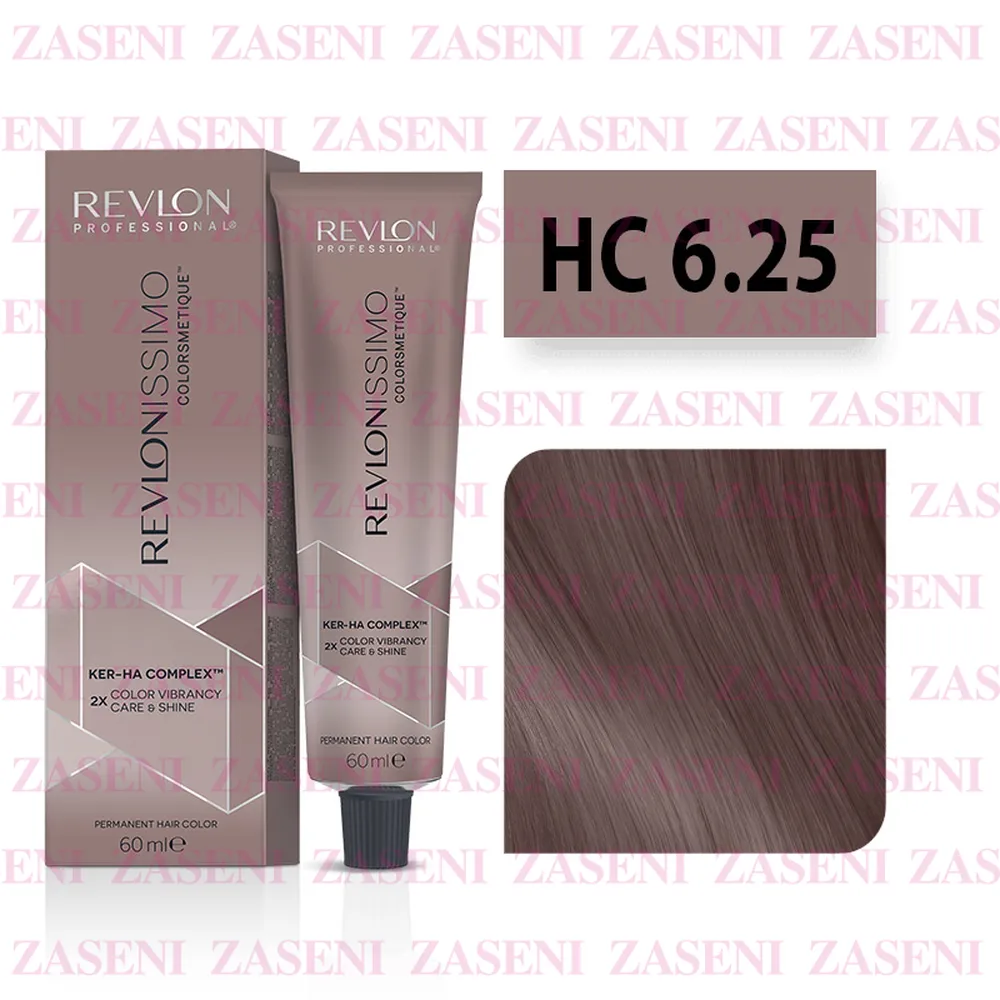 REVLON TINTE REVLONISSIMO COLORSMETIQUE MARRONES HIGH COVERAGE 6.25 RUBIO OSCURO IRISADO CAOBA 60ML