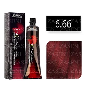 L'ORÉAL TINTE INOA Nº C6.66 RUBIO OSCURO ROJO PROFUNDO 60ML