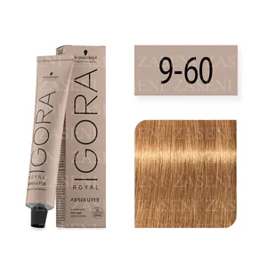 SCHWARZKOPF TINTE IGORA ROYAL ABSOLUTES 9-60 RUBIO MUY CLARO CHOCOLATE NATURAL 60ML