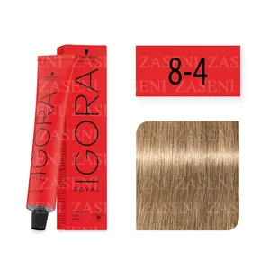 SCHWARZKOPF TINTE IGORA ROYAL 8-4 RUBIO CLARO BEIGE 60ML