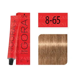 SCHWARZKOPF TINTE IGORA ROYAL 8-65 RUBIO CHOCOLATE DORADO 60ML