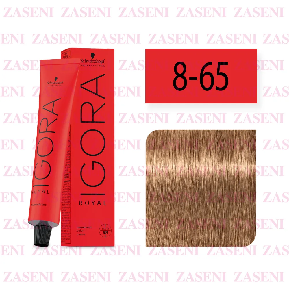 SCHWARZKOPF TINTE IGORA ROYAL 8-65 RUBIO CHOCOLATE DORADO 60ML