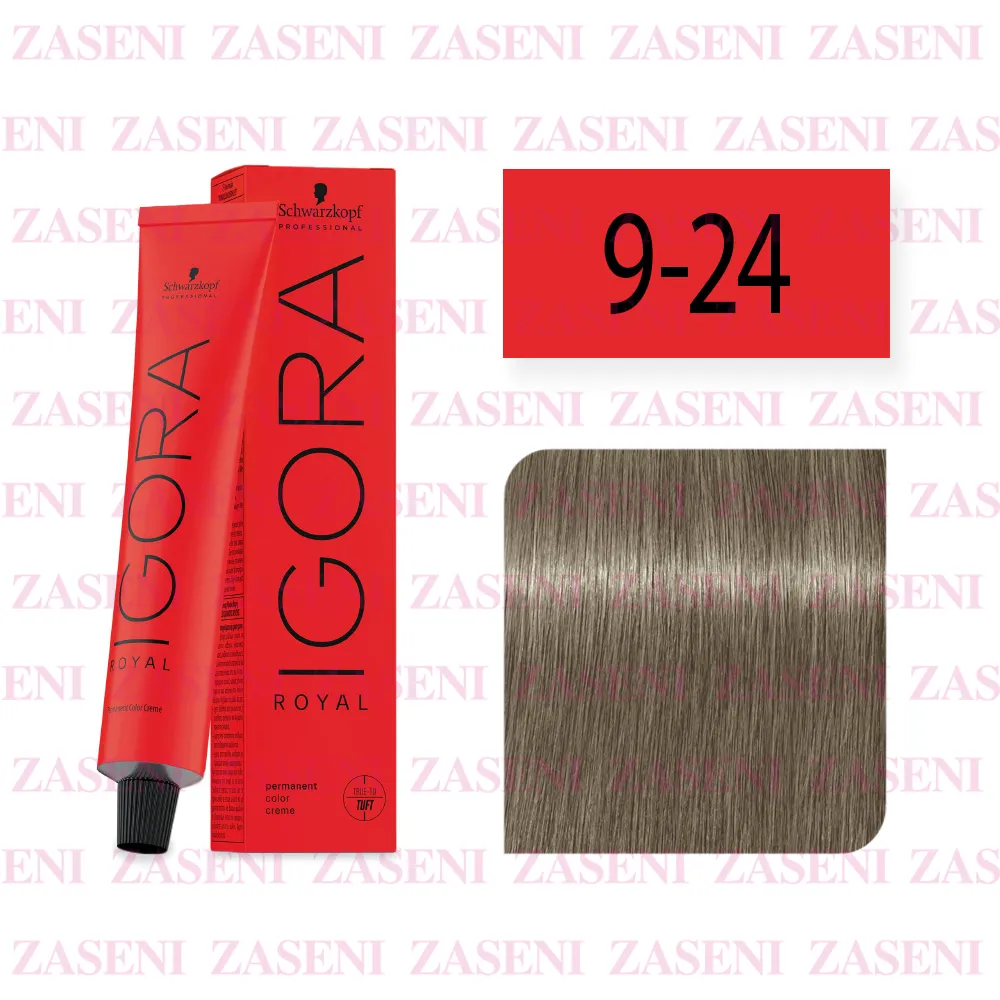 SCHWARZKOPF TINTE IGORA ROYAL 9-24 RUBIO HUMO BEIGE 60ML