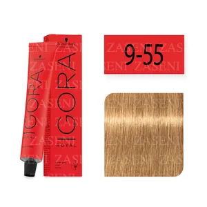 SCHWARZKOPF TINTE IGORA ROYAL 9-55 RUBIO DORADO INTENSO 60ML