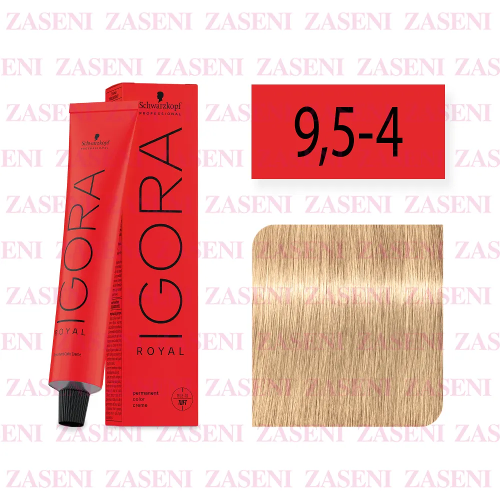 SCHWARZKOPF TINTE IGORA ROYAL 9.5-4 PASTEL BEIGE 60ML