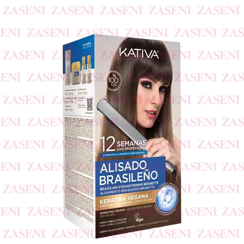 KATIVA ALISADO BRASILEÑO VEGANO CABELLO OSCURO