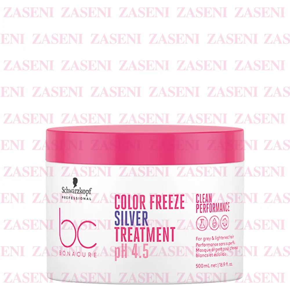 SCHWARZKOPF BONACURE COLOR FREEZE MASCARILLA PH 4.5 SILVER 500ML