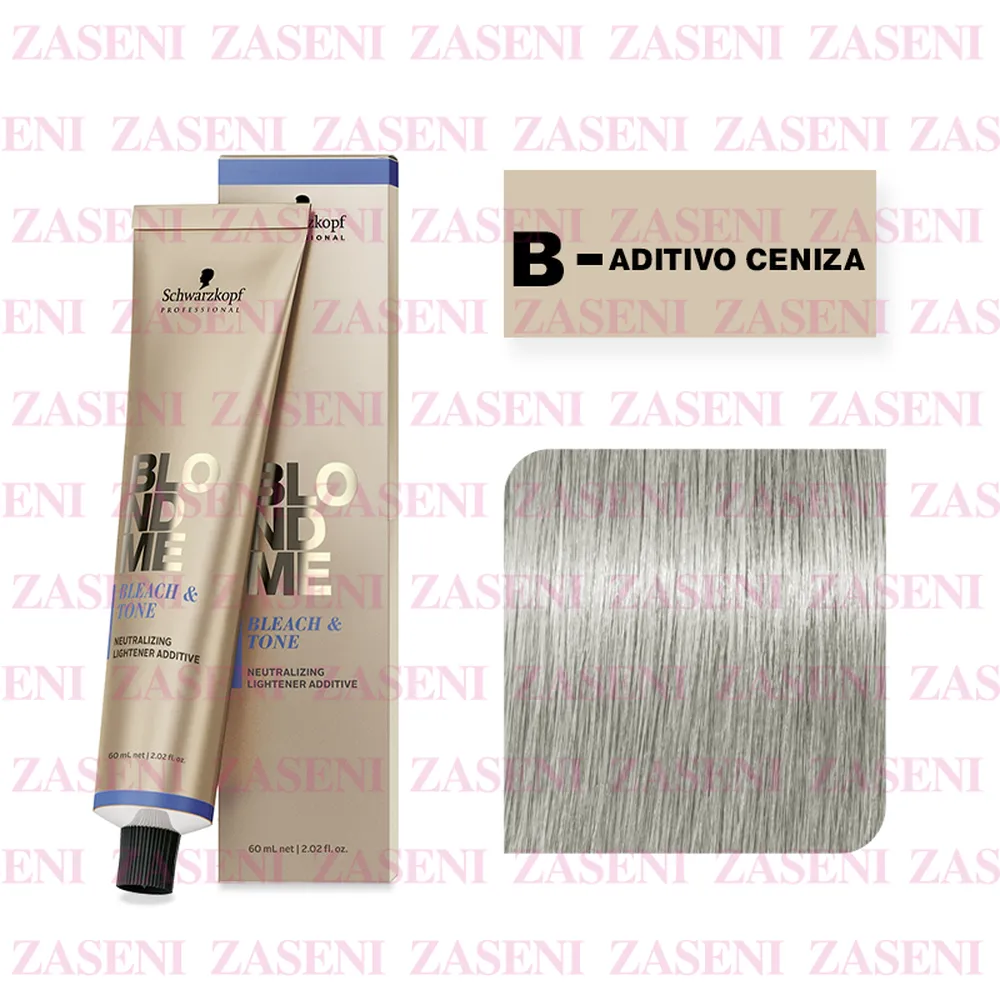 SCHWARZKOPF BLONDME BLEACH & TONE B - ADITIVO CENIZA 60ML