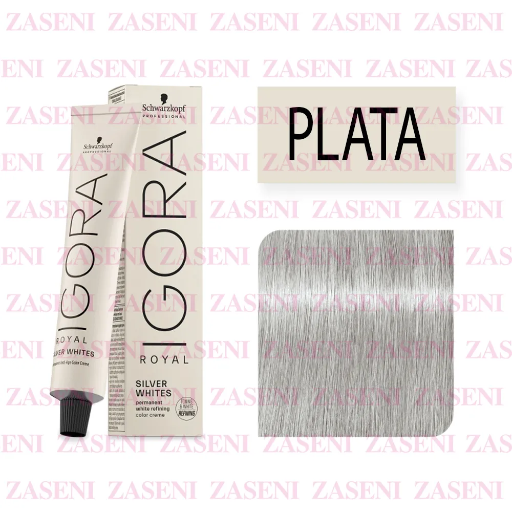 SCHWARZKOPF TINTE IGORA ROYAL SILVER WHITES SILVER 60ML