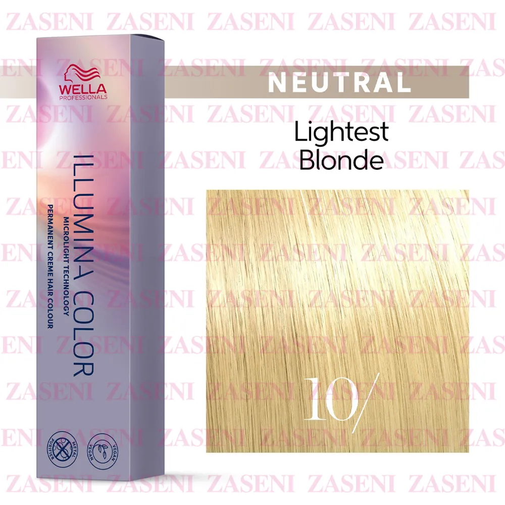 WELLA TINTE ILLUMINA COLOR NEUTRAL 10/ RUBIO SÚPER CLARO 60ML