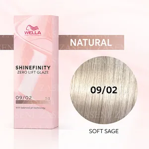 WELLA SHINEFINITY 09/02 RUBIO MUY CLARO NATURAL MATE 60ML