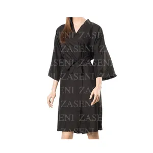 ASUER KIMONO CON MANGAS NEGRO 117X66CM