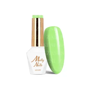 MOLLY LAC ESMALTE SEMIPERMANENTE HEMA FREE GREEN PARTY Nº 80 ENERGY 8ML