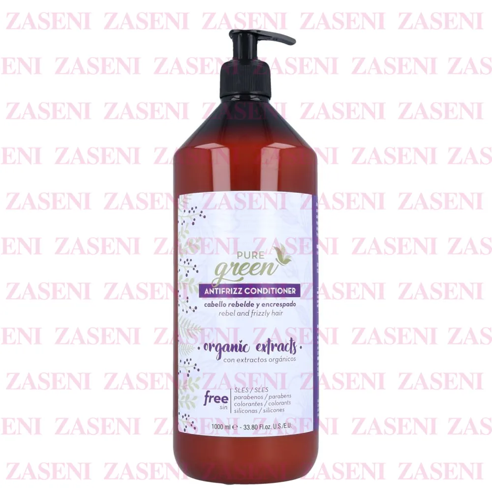 PURE GREEN ACONDICIONADOR ANTIFRIZZ 1000ML