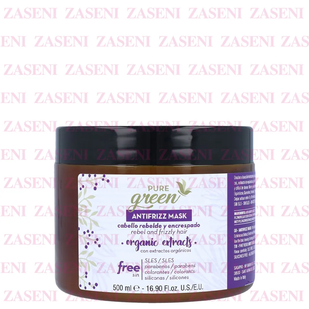 PURE GREEN MASCARILLA ANTIFRIZZ 500ML