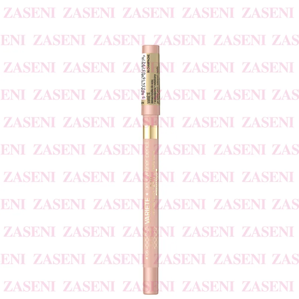 EVELINE VARIÉTÉ GEL EYELINER PINCEL WATERPROOF 24H 06 CHAMPAGNE