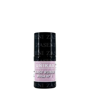 UÑIKAS BASE RUBER ROSA Nº 1 10GR