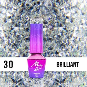 MOLLY LAC ESMALTE SEMIPERMANENTE QUEENS OF LIFE Nº 30 BRILLIANT 10ML