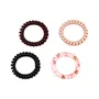 J&E GOMAS DE PELO ESPIRAL COLORES 4UDS