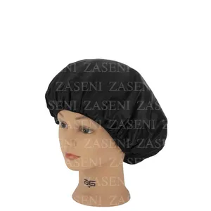 ASUER GORRO SATÉN CURLY NEGRO