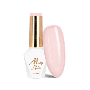 MOLLY LAC ESMALTE SEMIPERMANENTE HEMA FREE FRENCH MANICURE Nº 137 PEACH PINK 8ML