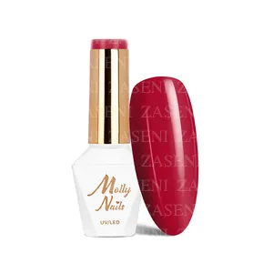 MOLLY LAC ESMALTE SEMIPERMANENTE HEMA FREE GLAMOUR WOMAN Nº 08 RED CARPET 8ML