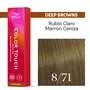 WELLA TINTE COLOR TOUCH DEEP BROWNS 8/71 RUBIO CLARO MARRÓN CENIZA 60ML