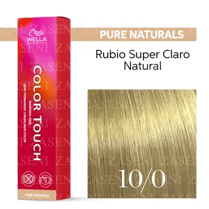 WELLA TINTE COLOR TOUCH PURE NATURALS 10/0 RUBIO SÚPER CLARO 60ML