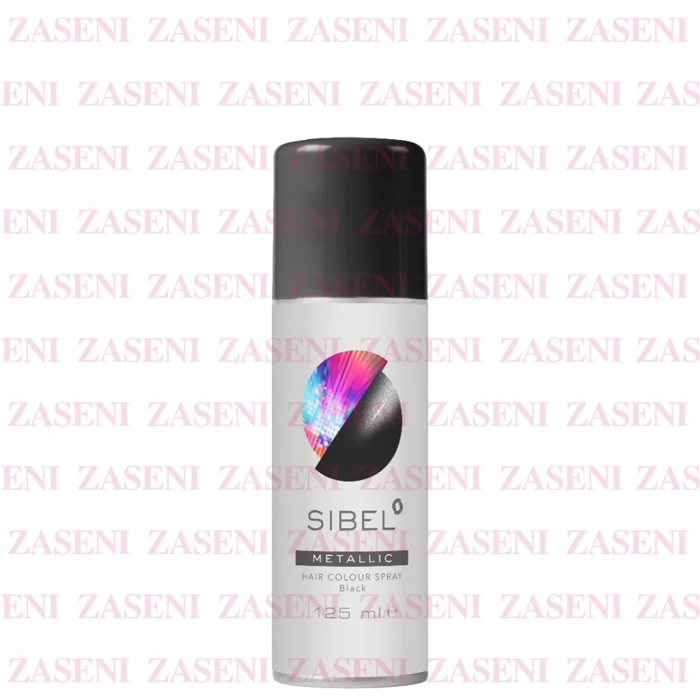 SIBEL HAIR COLOUR SPRAY NEGRO METÁLICO 125ML