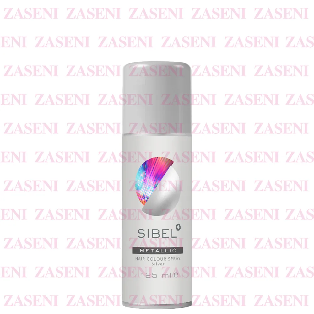 SIBEL HAIR COLOUR SPRAY PLATA METÁLICO 125ML