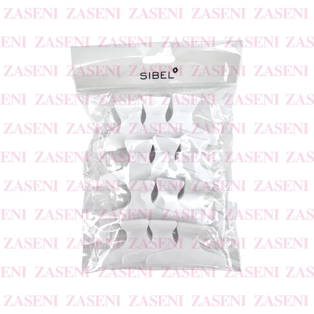 SIBEL PINZA GRAPA BLANCA 12UDS