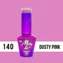 MOLLY LAC ESMALTE SEMIPERMANENTE FLAMINGO COLLECTION Nº 140 DUSTY PINK 10ML