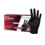 CUATROGASA GUANTES NITRILO EXTREME SIN POLVO NEGROS 100UDS TALLA M