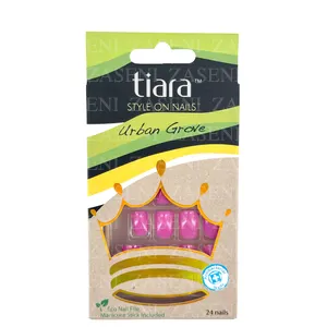 TIARA UÑAS POSTIZAS URBAN GROVE FUCSIA