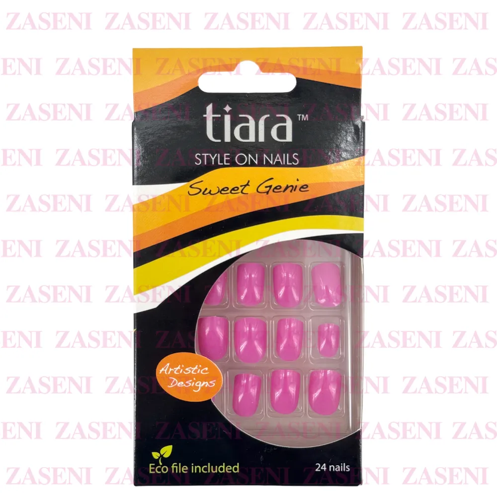 TIARA UÑAS POSTIZAS SWEET GENIE ROSA CHICLE