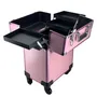 MALETA TROLLEY ROSA