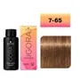 SCHWARZKOPF TINTE IGORA VIBRANCE Nº 7-65 RUBIO MEDIO CHOCOLATE DORADO 60ML